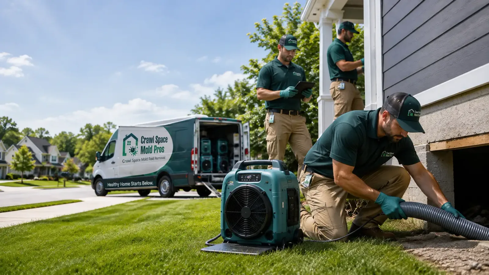 Crawl Space Mold Removal in Walkersville, MD